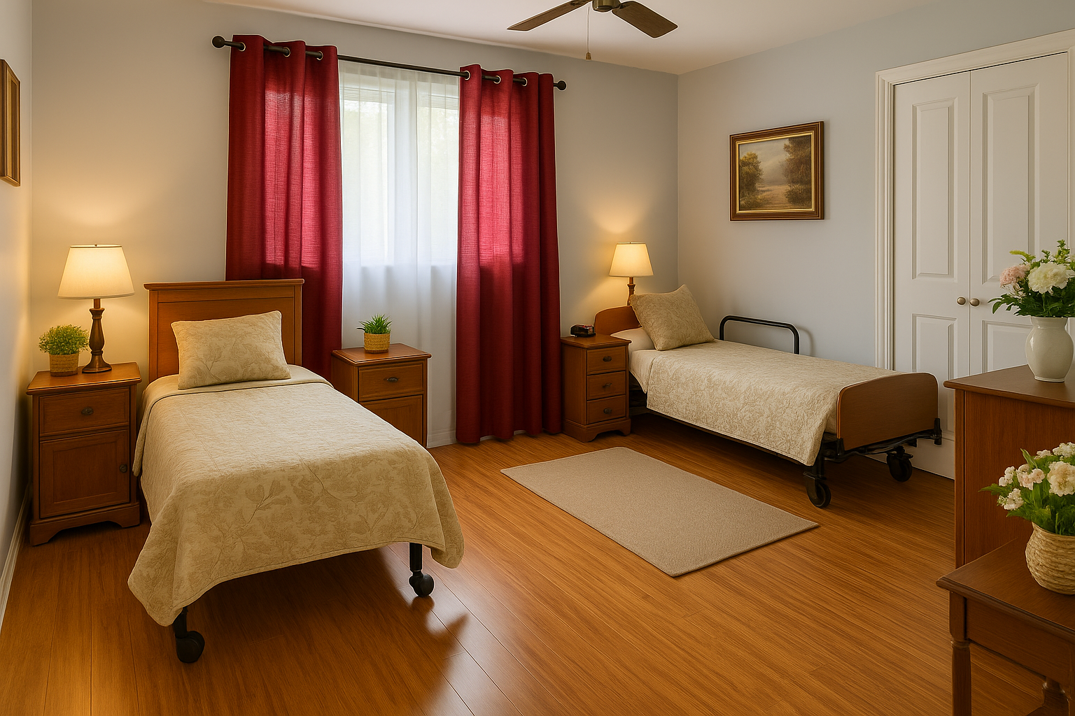 Semi-Private Bedroom